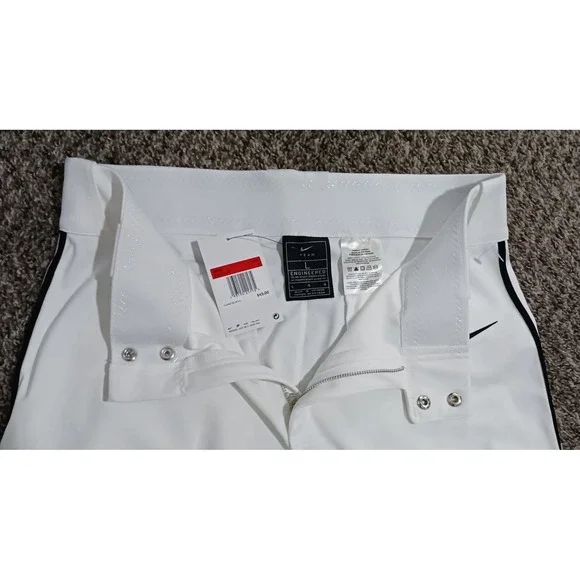 Nike Vapor Select High Piped Baseball Game 3/4 Pant Men's L White BQ9021-106‎ - Picture 3 of 9